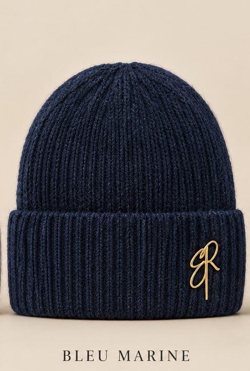 Bonnet homme bleu marine Elsie Rose